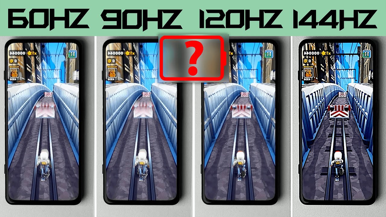 ULTIMATE Refresh Rate Battery Drain Test!