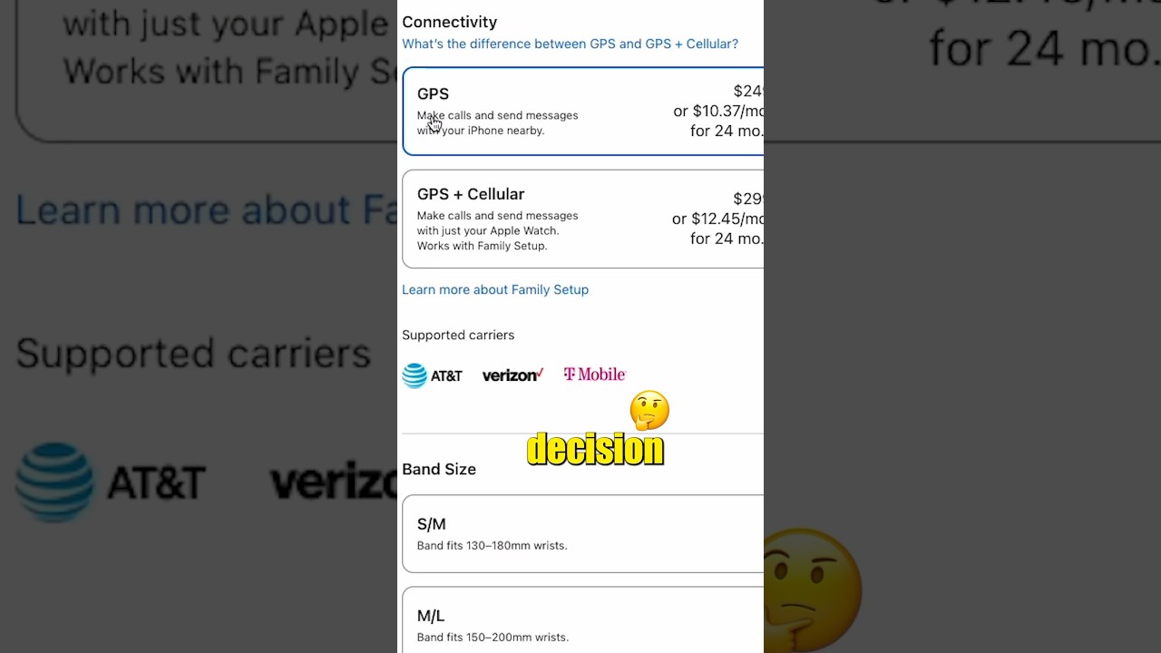 Не ошибитесь! Сотовая связь против GPS только на Apple Watch #shorts