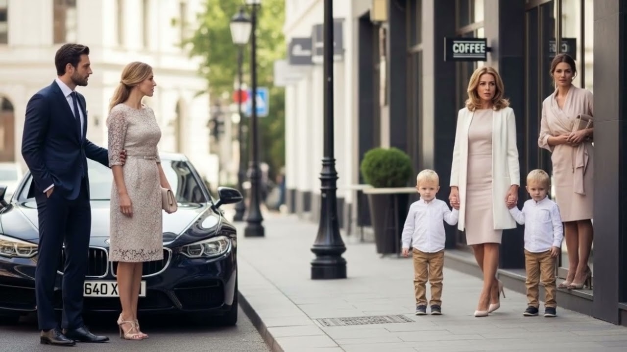 „dradziłaś mnie!” — krzyczał milioner — dwa lata później rozpłakał się, widząc ją z jego dziećmi