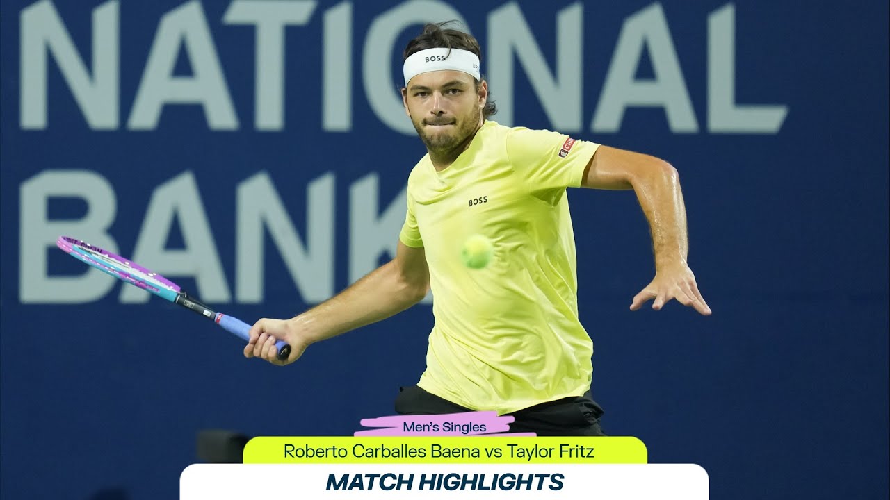 CARBALLES BAENA VS FRITZ | NATIONAL BANK OPEN - TORONTO | ROUND 2