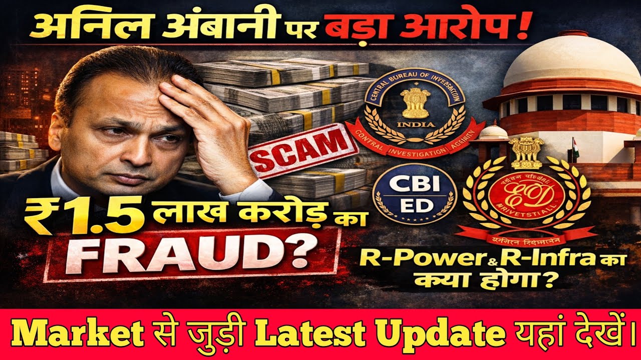 Anil Ambani पर Court का Action!😱 rpower shares latest news 🔥 Reliance Power Latest News