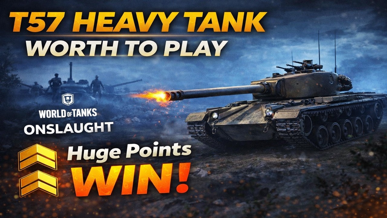 T57 Heavy – HIGH DAMAGE in Onslaught 7v7 | Is It GOOD in 2026? | WoT 2.0