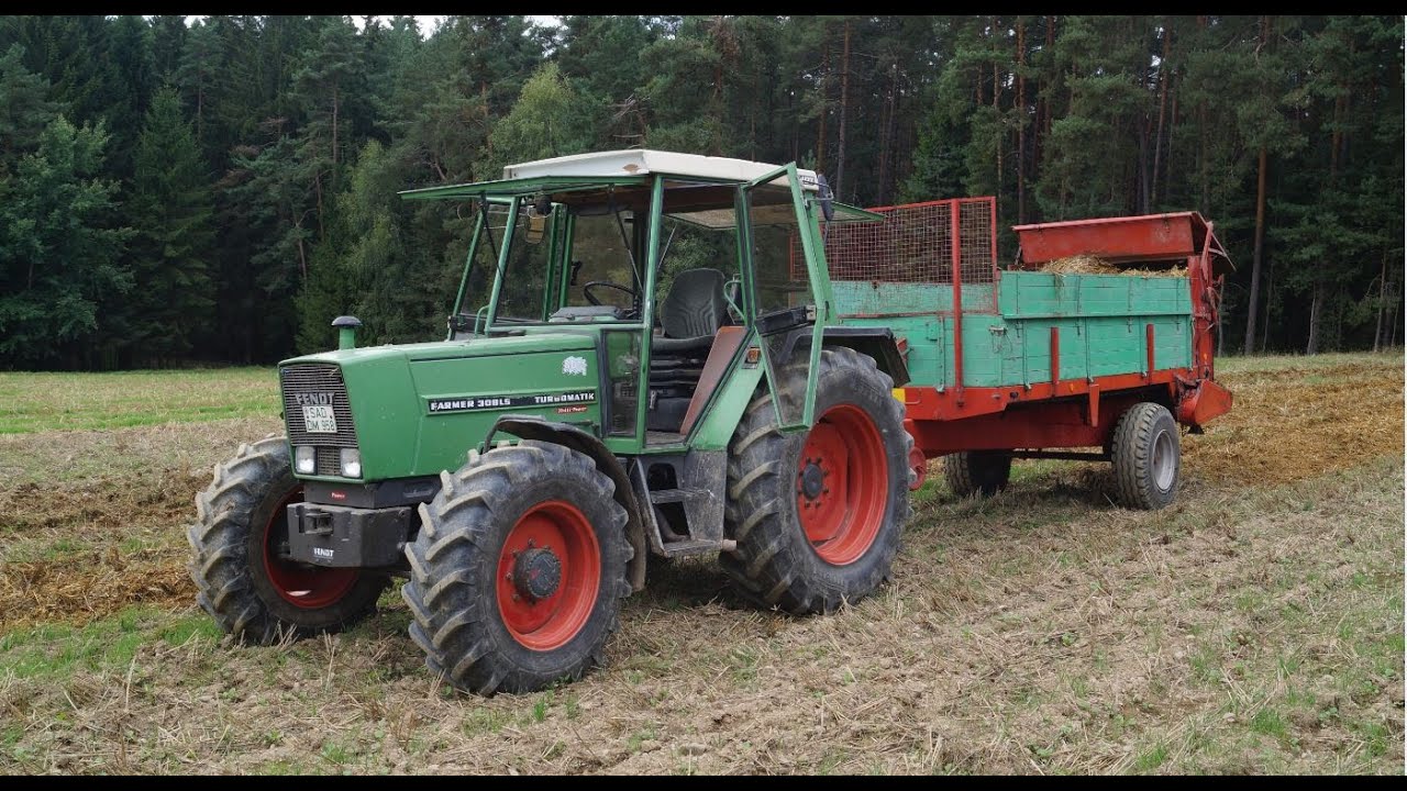 Mist streuen mit Fendt Farmer 308 LS und Unsinn