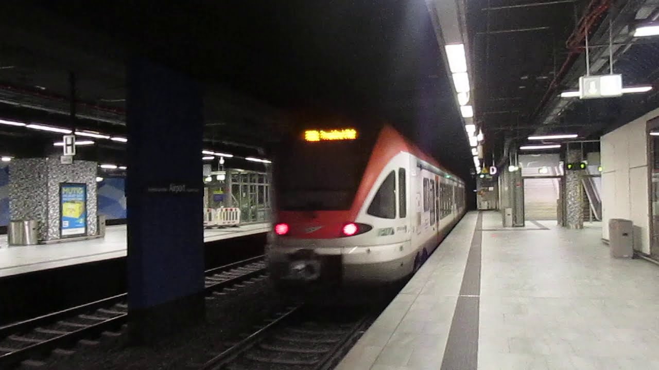 A German EMU And A DB Deutsche Bahn DBAG Class 425 S Bahn Crossover At Frankfurt Am Main Flughafen !