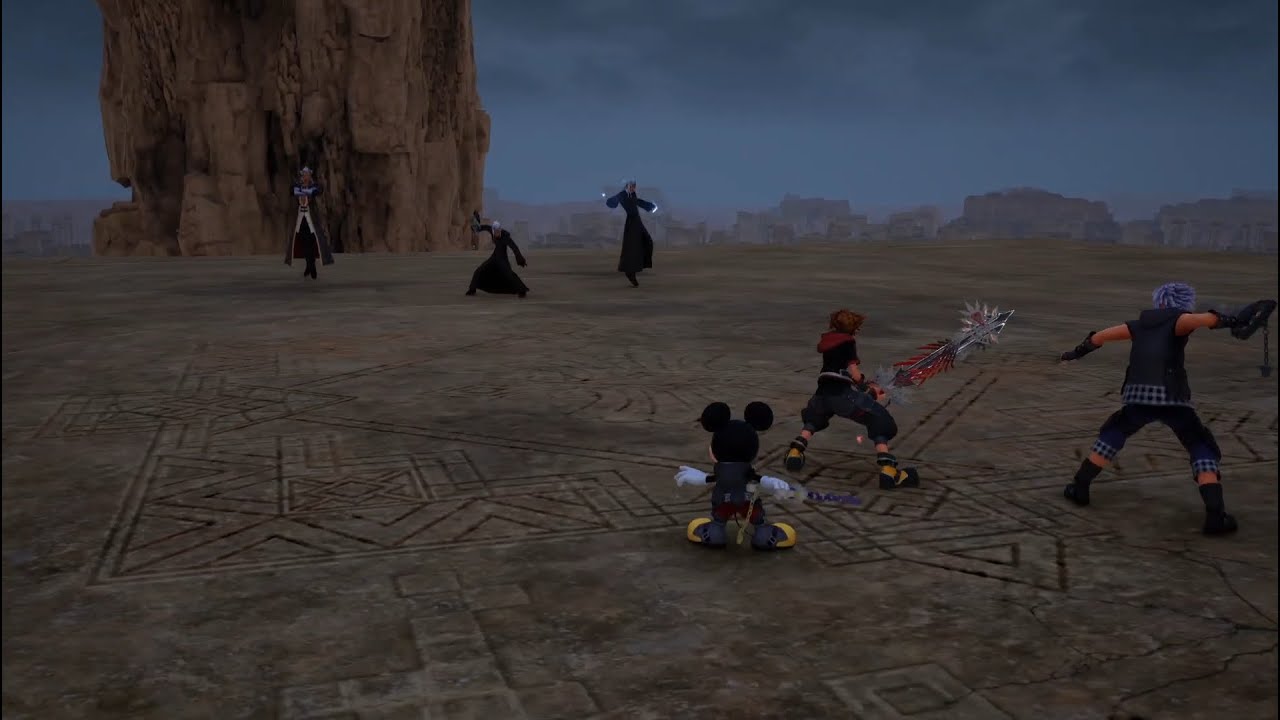 KH3 Ansem, Xemnas, and Young Xehanort (no damage, crit lvl1, All Pro Codes)