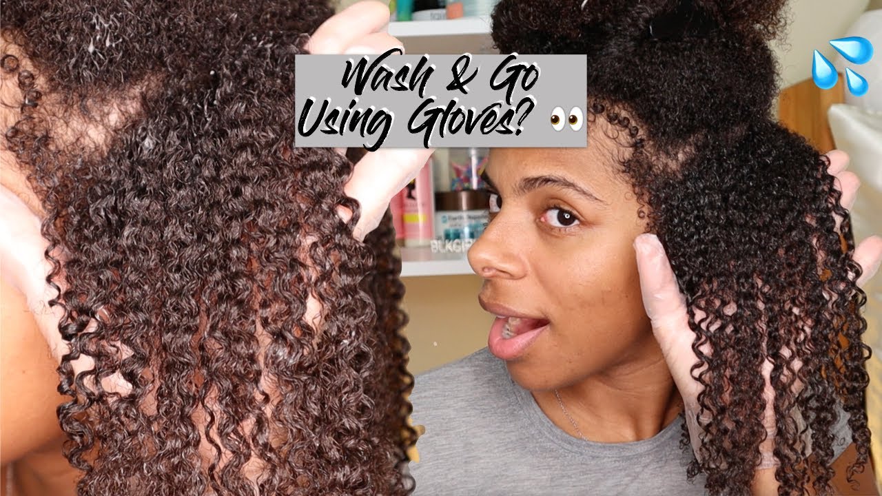 Styling my Wash & Go Using Gloves 🧤👀| Type 4 Low Porosity Wash & Go