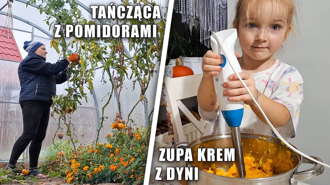 Tańcząca z pomidorami 🍅 Zupa krem z dyni 🎃