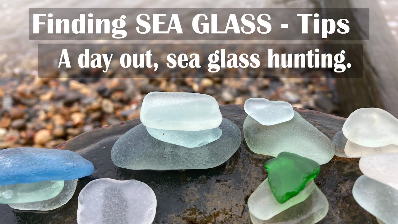 Finding sea glass on UK beaches for jewellery making AND free sea glass giveaway