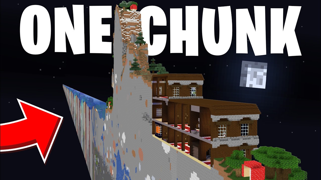 Hardcore, but the world is ONE CHUNK wide