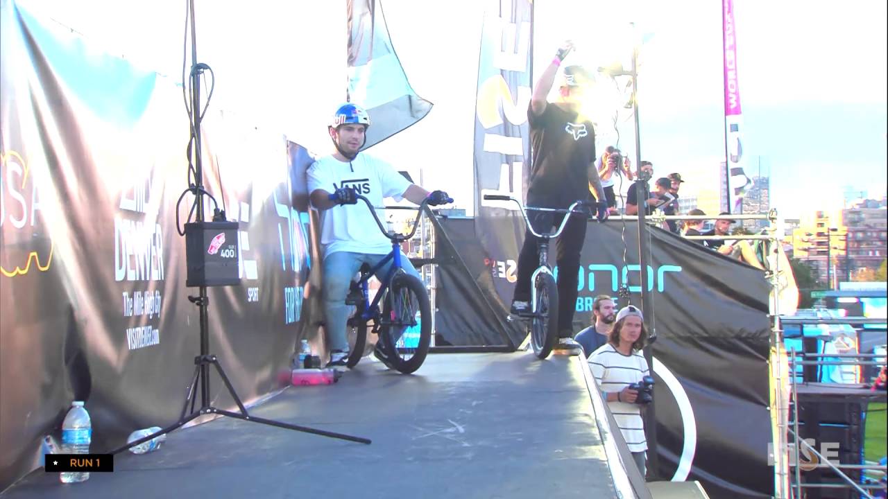 Brandon Loupos - 1st Final UCI BMX Freestyle Park World Cup - FISE World Denver 2016