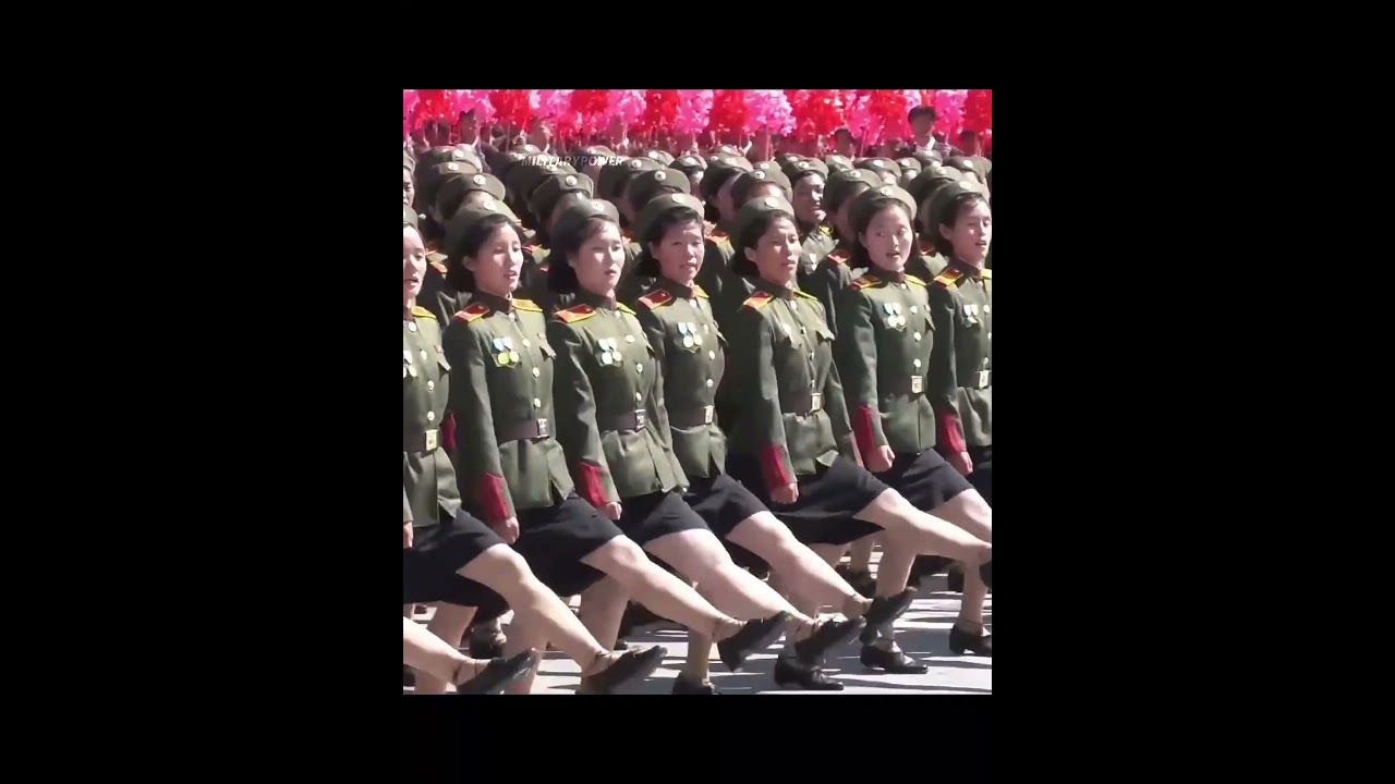 No national army can parade like them  #militaryparade #military #northkorea