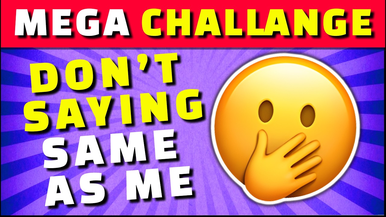 Avoid Saying The Same Thing As Me❌🔥Mega Challenge | QuizArena