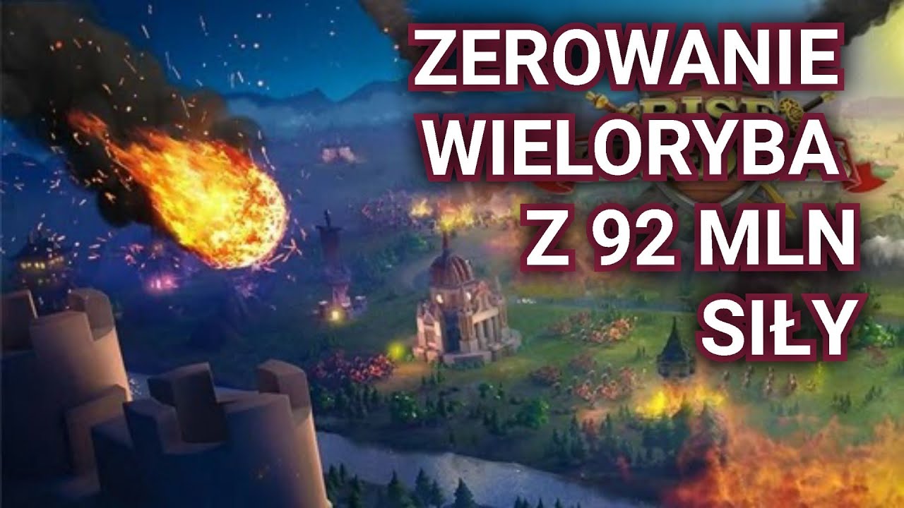 Zerowanie wieloryba z niemal 7 mln jednostek do zera. Rise of Kingdoms