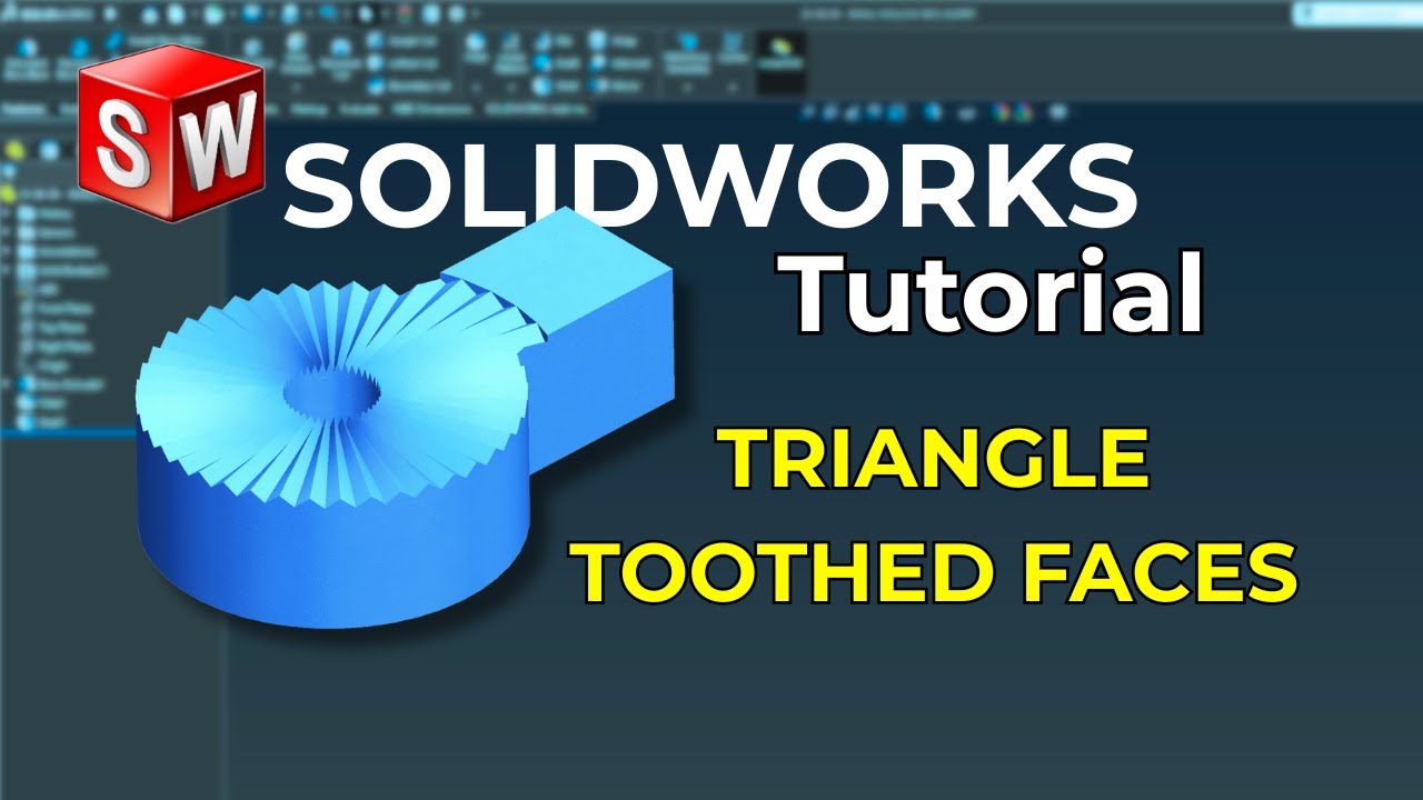 SOLIDWORKS  TUTORIAL - for intermediate / advanced users - Loft, Circ Pattern, Equations