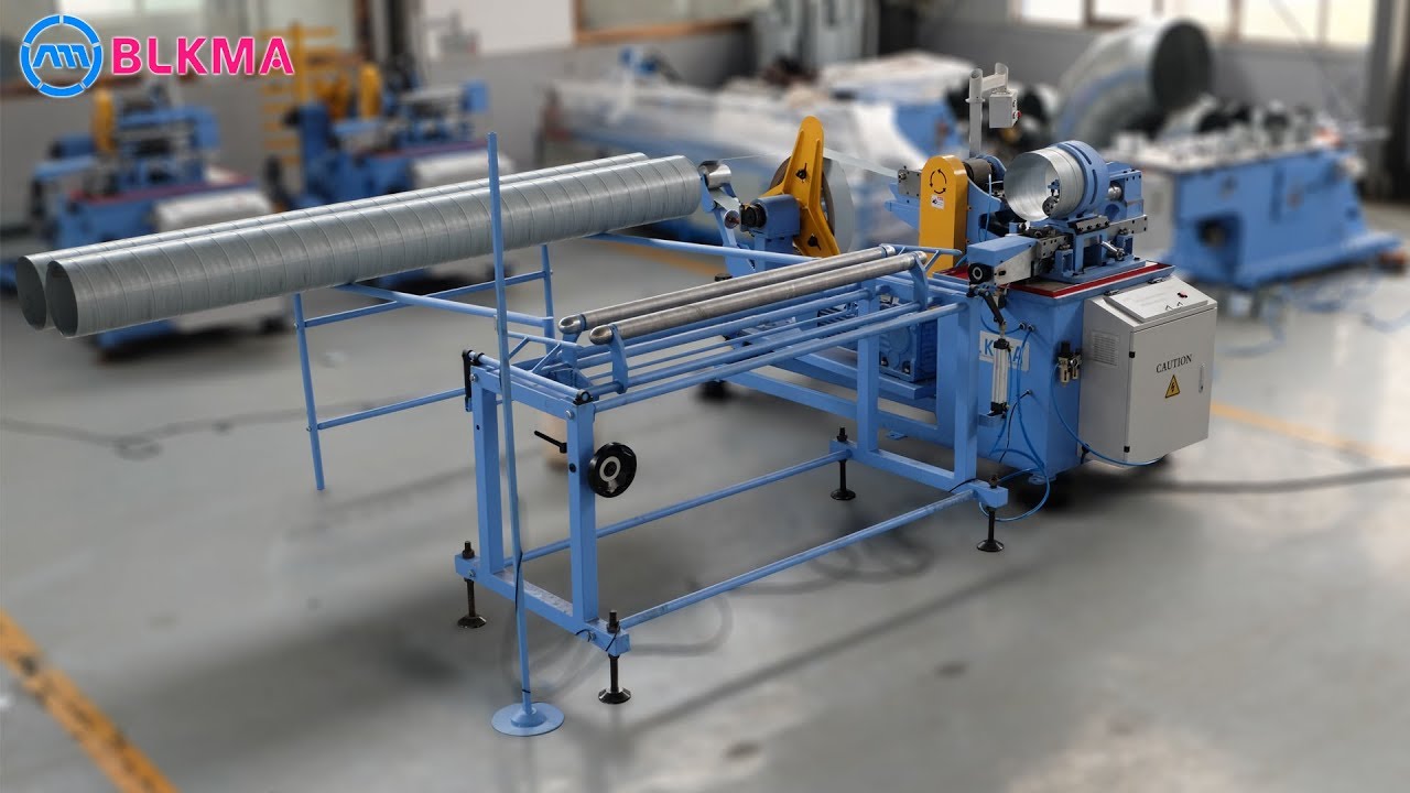 BLKMA® spiral round duct tube forming machine / Spiral Tubeformer / spiral tube machines