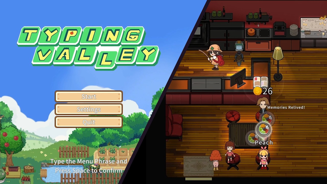 [LET'S PLAY] Typing Valley | DEMO | 