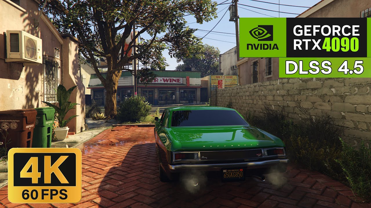 GTA 5 Enhanced DLSS 4.5 Ray Tracing RTX 4090 4K Graphics Gameplay