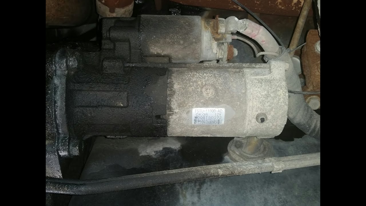 Part 1 1994 to 2001 F250 & F350 7.3L Diesel Starter Removal F5TU-11000