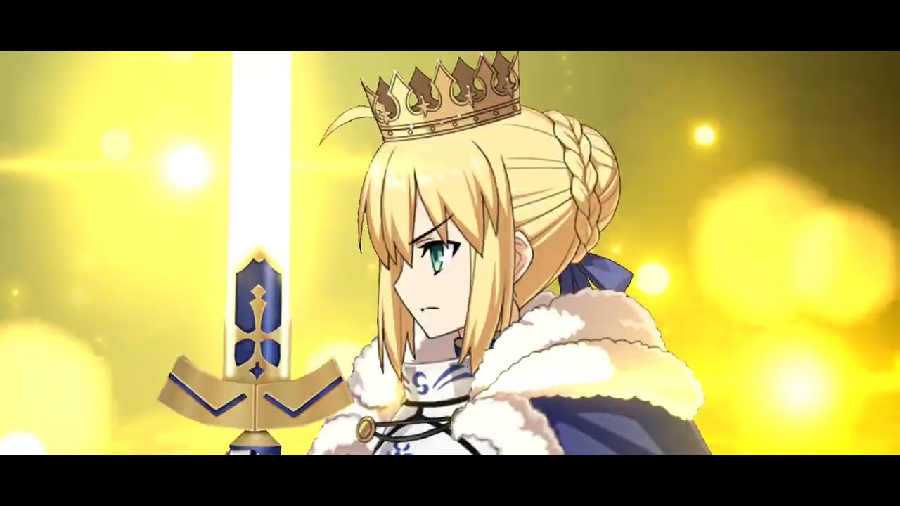 [FGO] Saber Artoria Black Grail Looping Demonstration ft. Buffed Waver