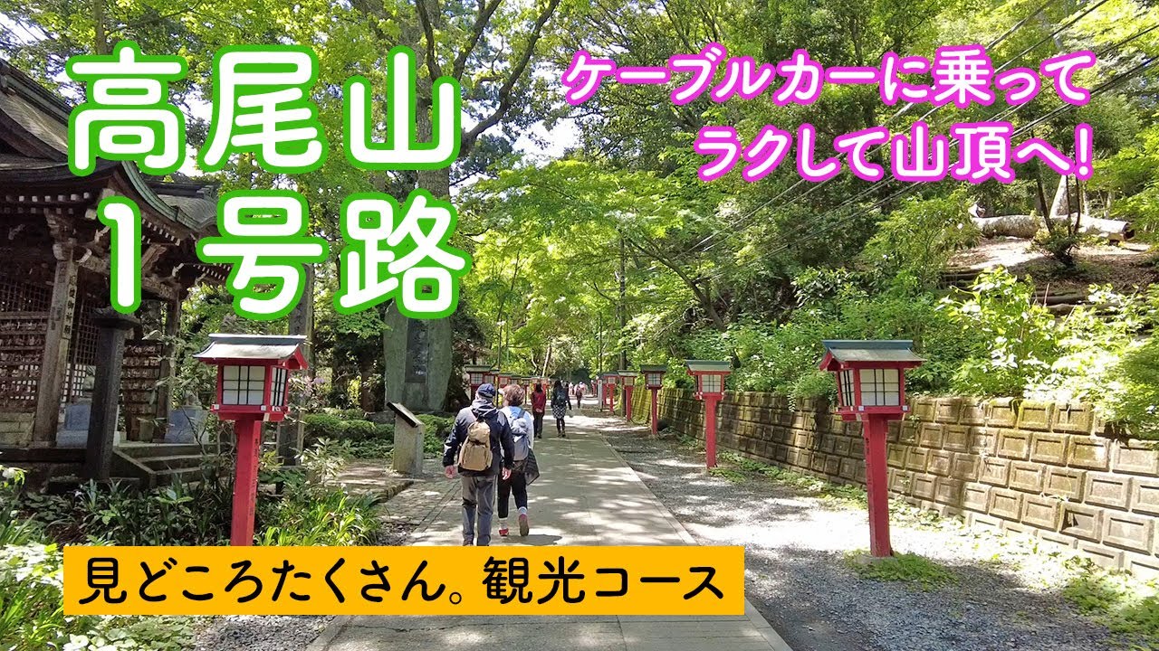 【高尾山】1号路／ケーブルカーを使って山頂まで。見どころたくさん、一番人気の観光コース