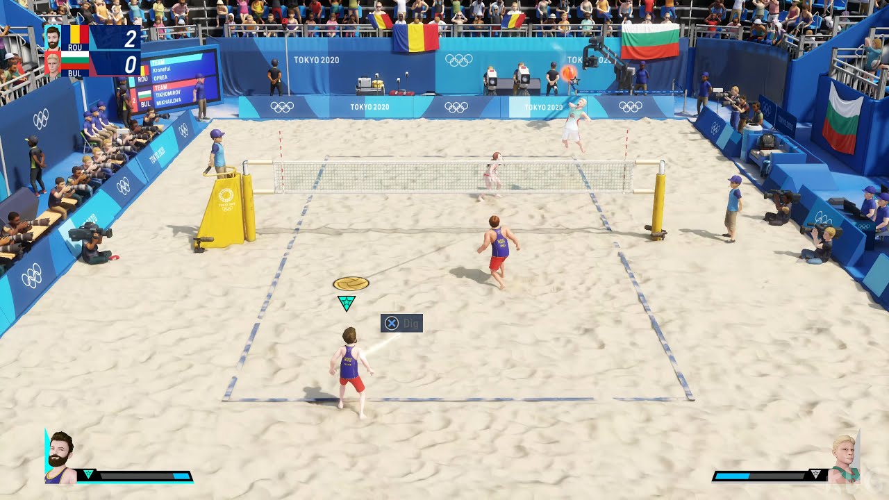 Olympic Games Tokyo 2020 – The Official Video Game - Beach Volleyball - Gameplay (PS5 UHD) [4K60FPS]