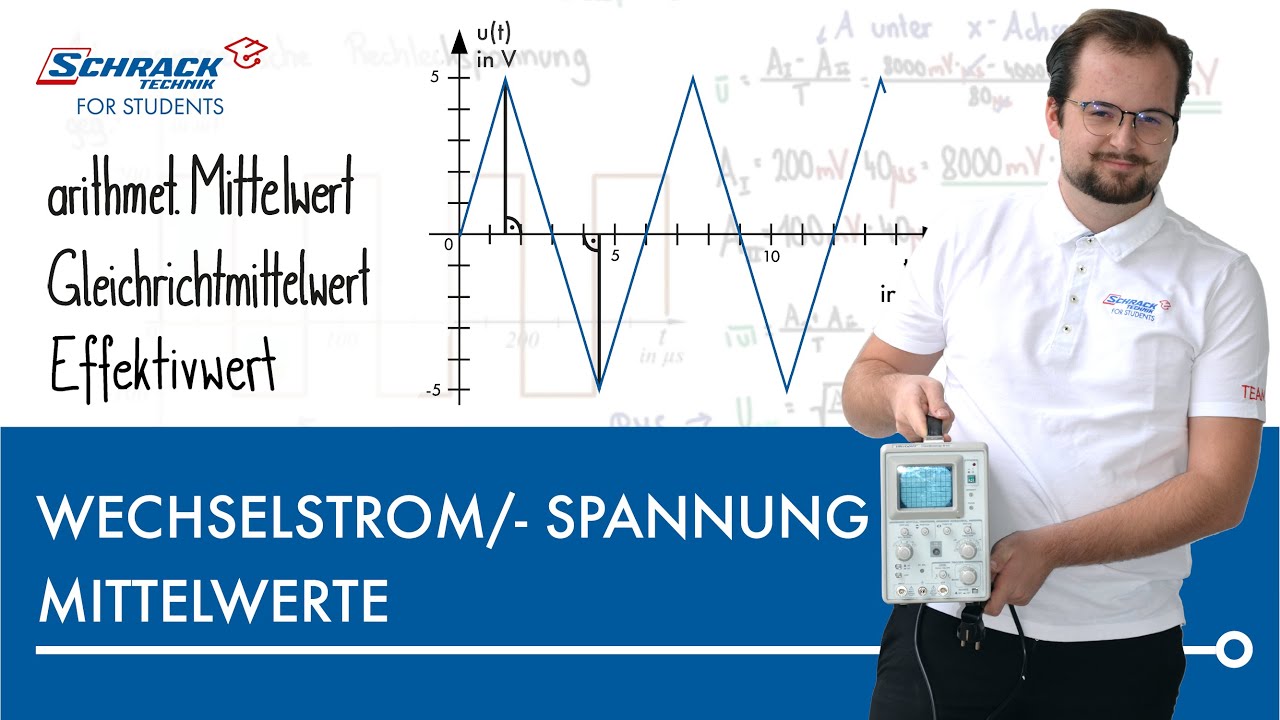 So berechnest du die Mittelwerte in der Wechselstromtechnik!
