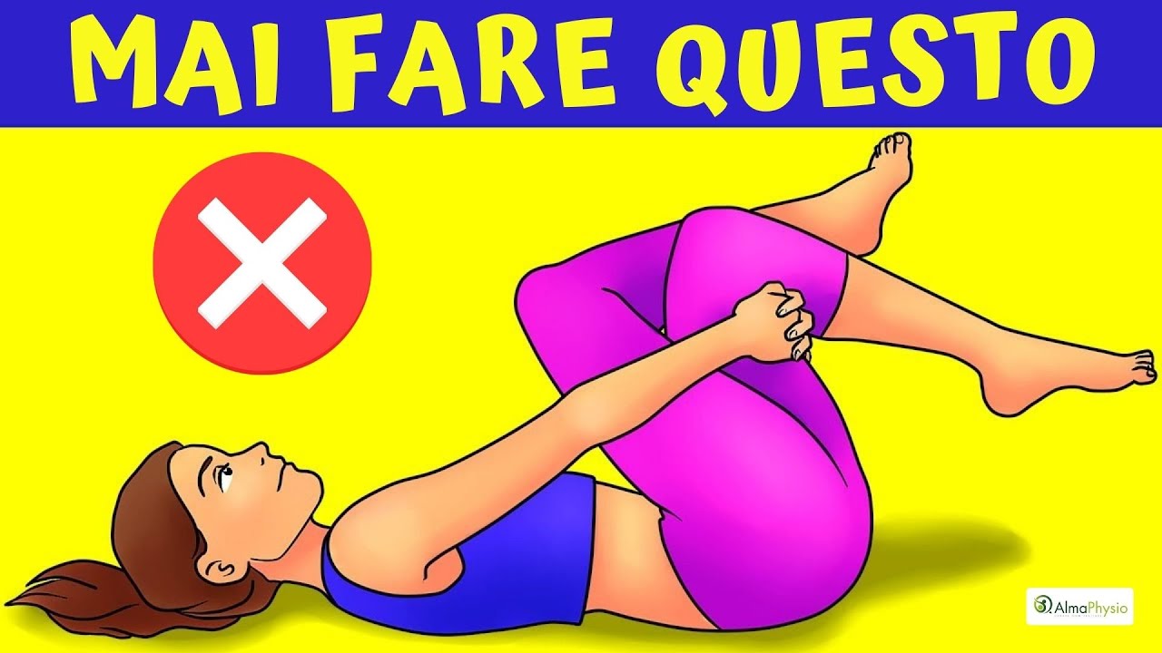 Se hai MAL DI SCHIENA non fare MAI questo STIRAMENTO
