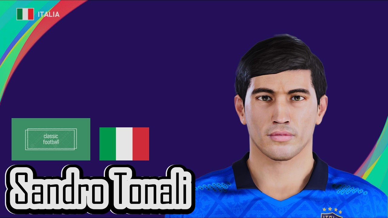 Sandro Tonali - PES Clasico (Face, Body& Stats)