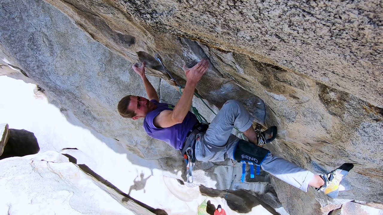 Climbing The Heretic at City of Rocks