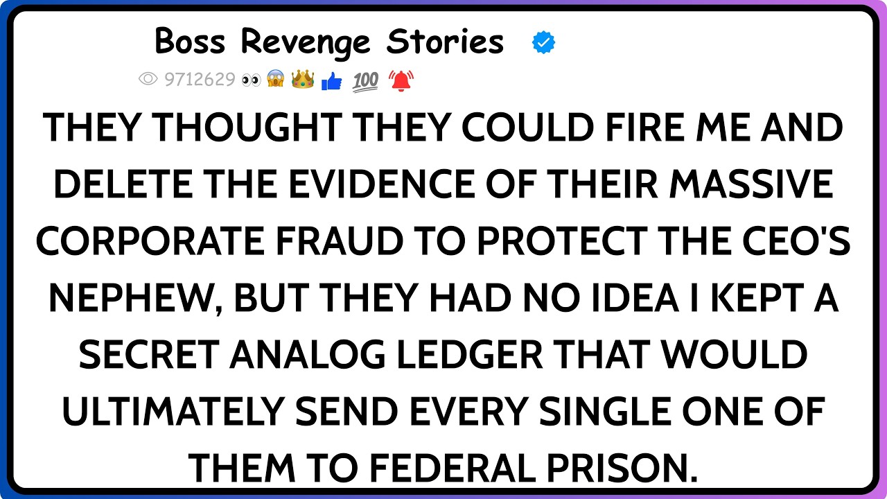 HR Framed Me To Protect The CEO's Nephew — They Didn't Know I Keep Records