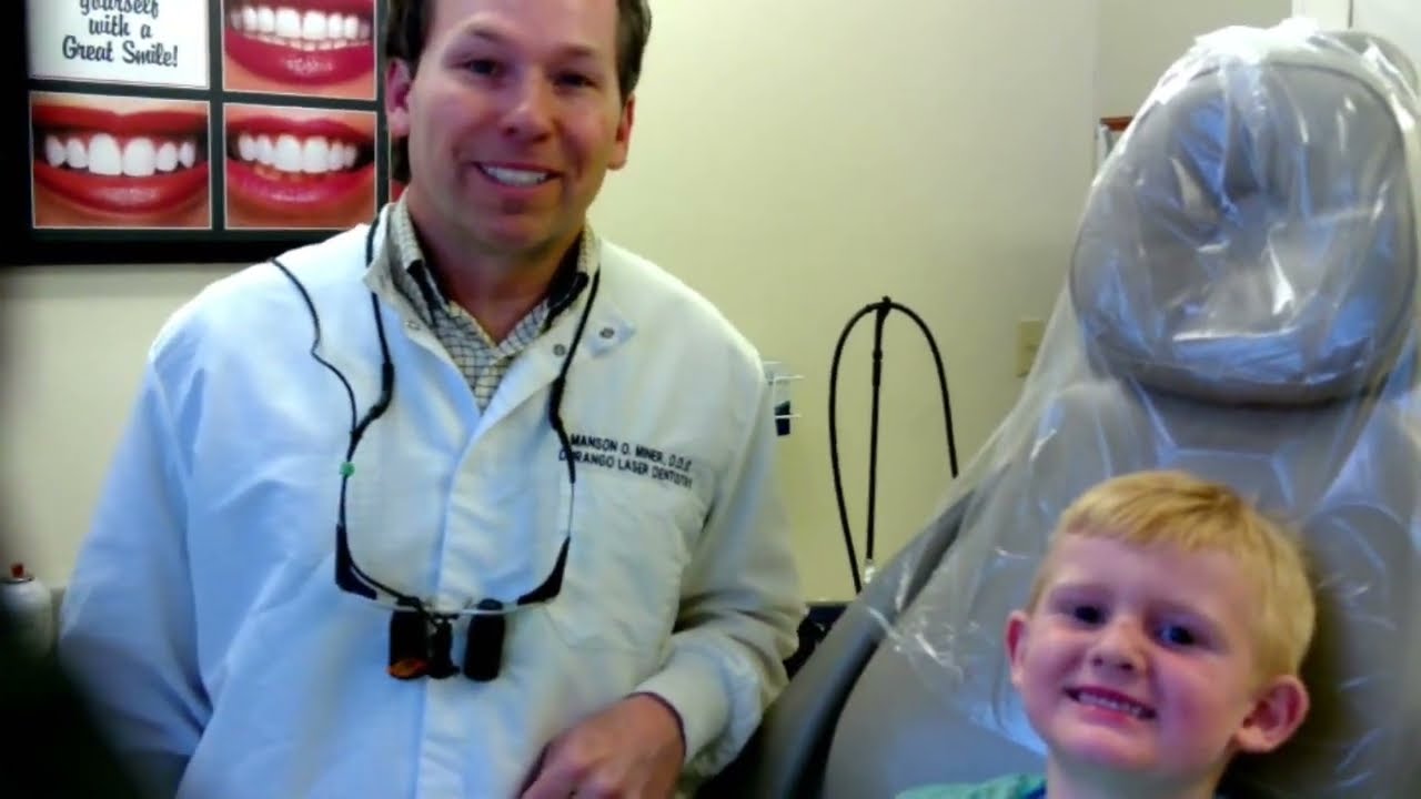 Airik gets a filling - no anesthetic, no shot