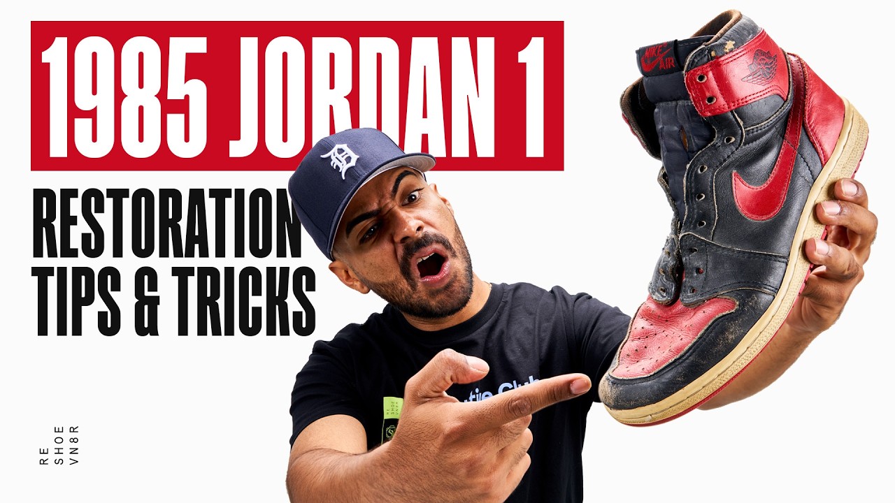 $2,000 Original 1985 Air Jordan 1 Restoration Tips and Tricks