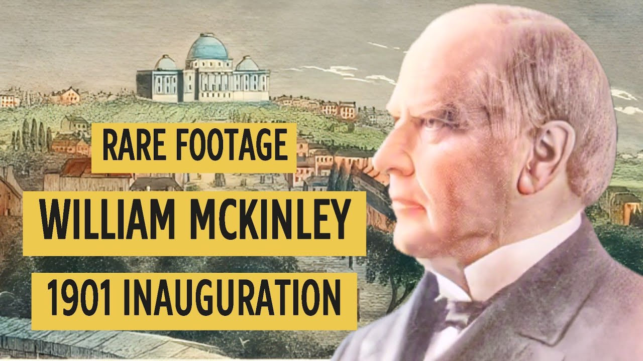 RARE 1901 Presidential Inauguration Films Revealed! President McKinley's Last Ride