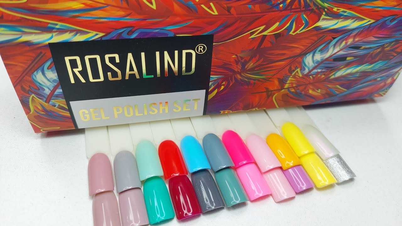 ROSALIND для новичков👌 Бюджетный набор гель лаков для новичков!