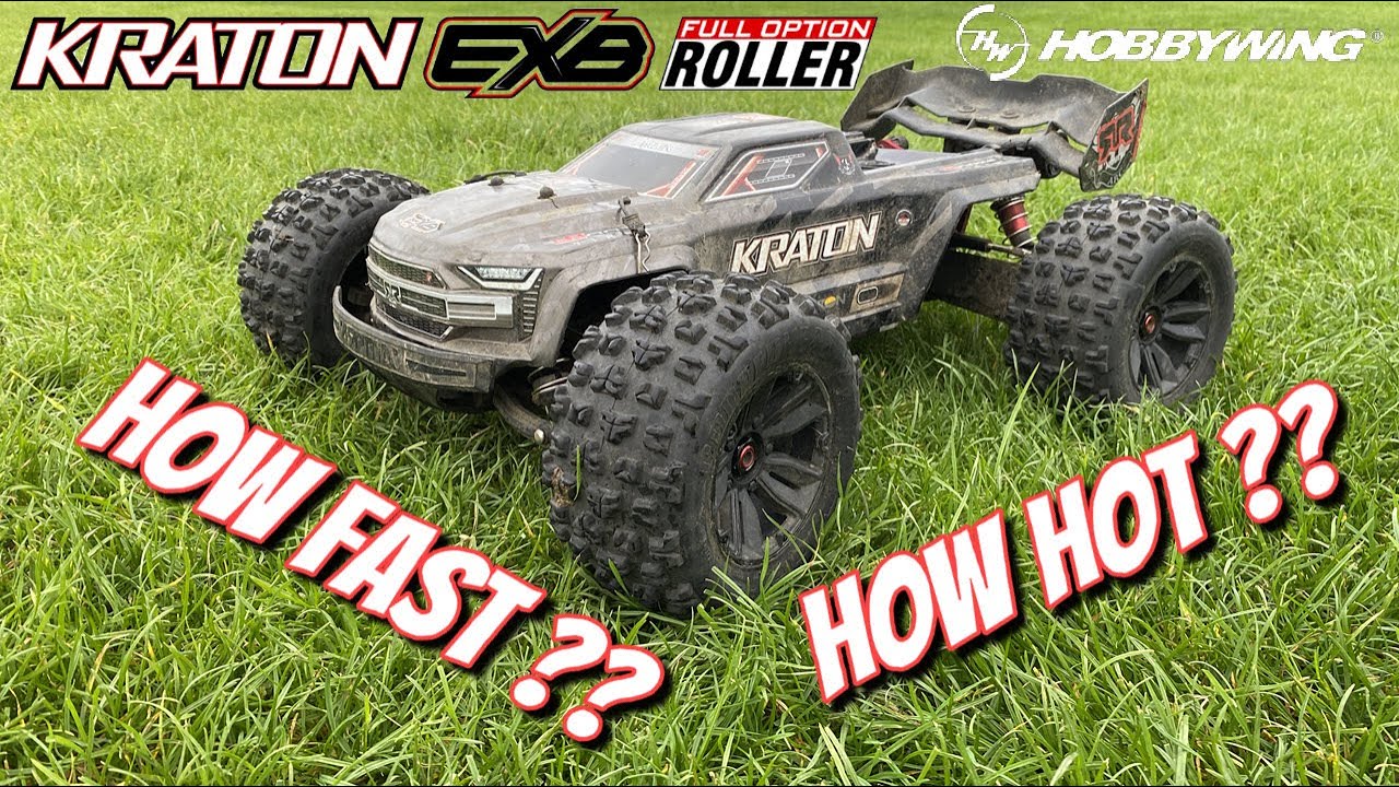 Arrma Kraton EXB Speed and Temp Check Run