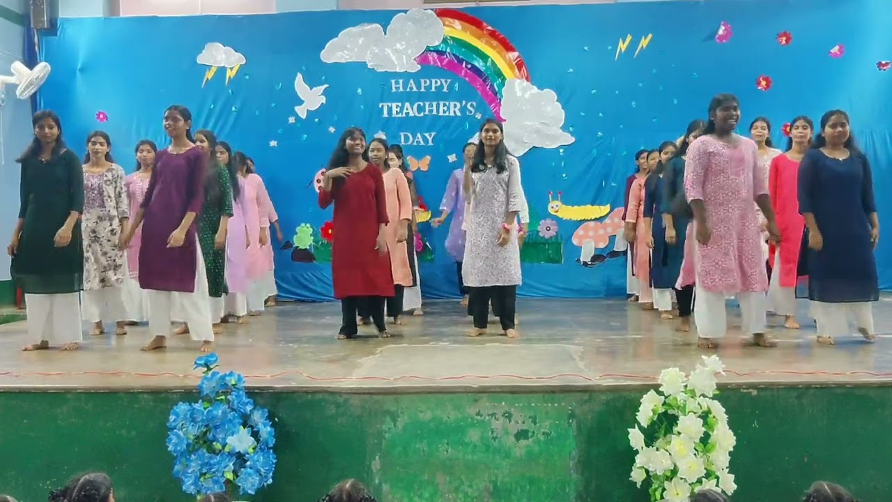 Teachers day celebration. St Margaret's Girls hostel performance. 5 September #teachersday #5sept