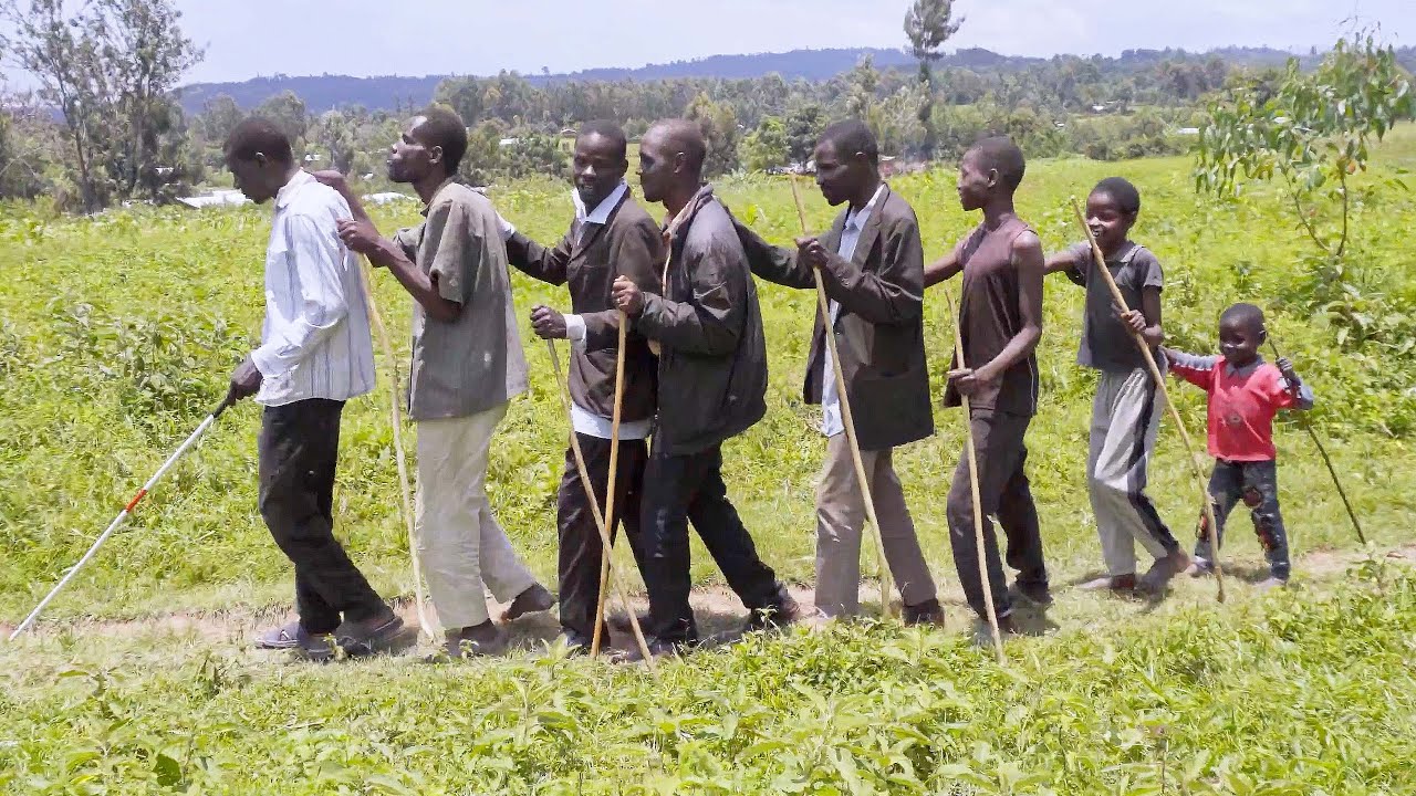 A Day in the Life of the Family with 11 Blind Children