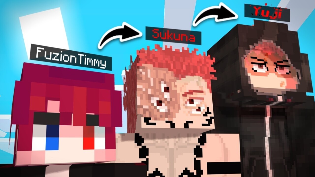 Minecraft Jujutsu Kaisen but I Become ANYTHING I Kill