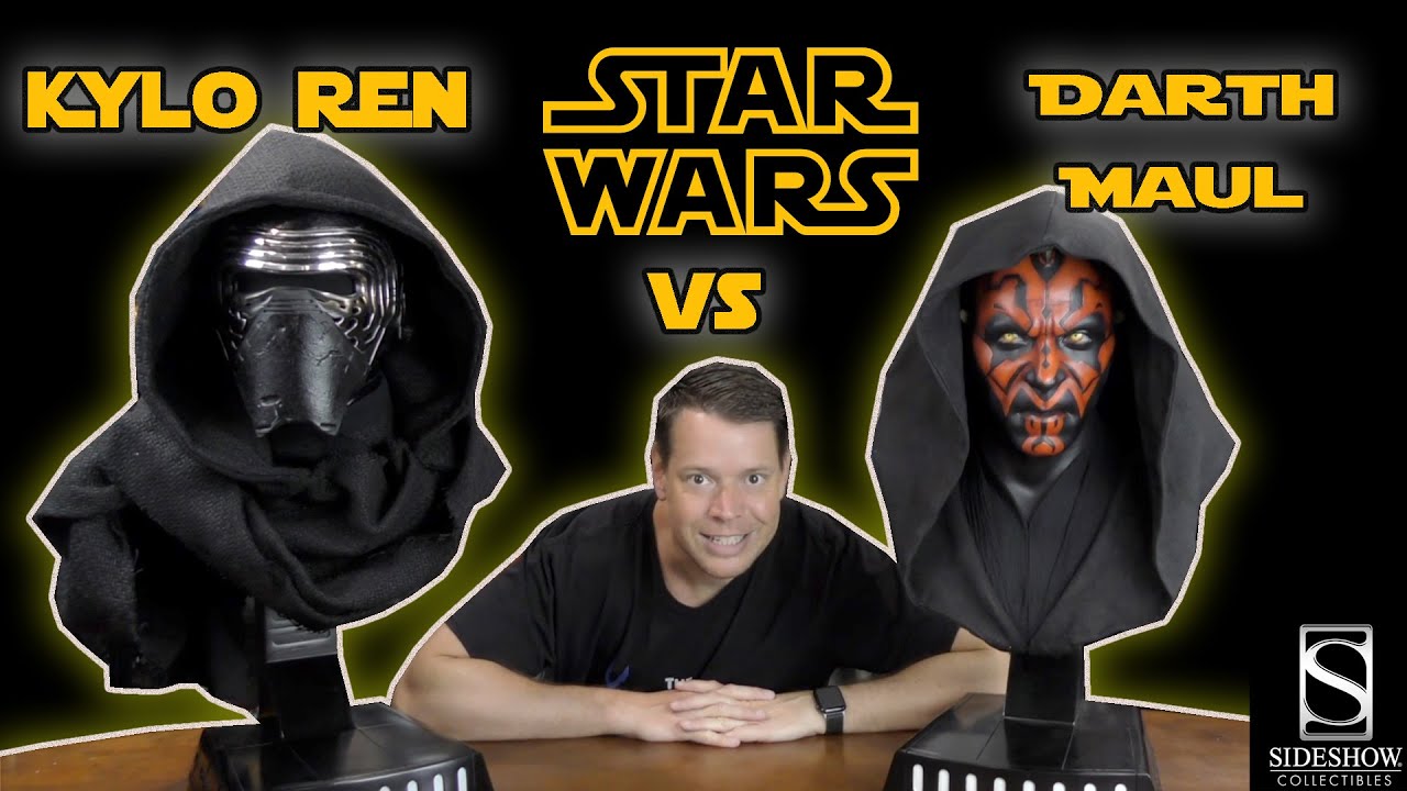 SIDESHOW STAR WARS STATUE! DARTH MAUL Life Size Bust REVIEW