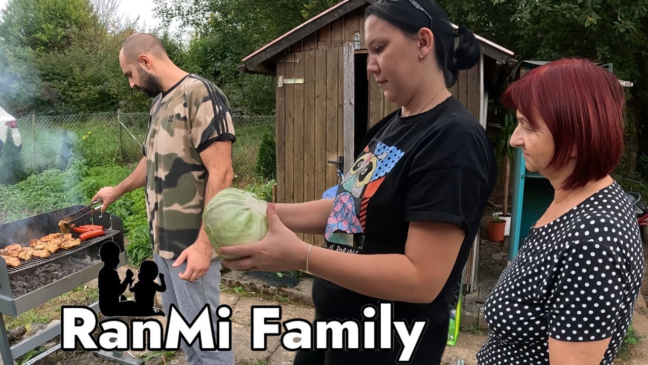 Prvi put nana u bašti,roštilj je neizbježan