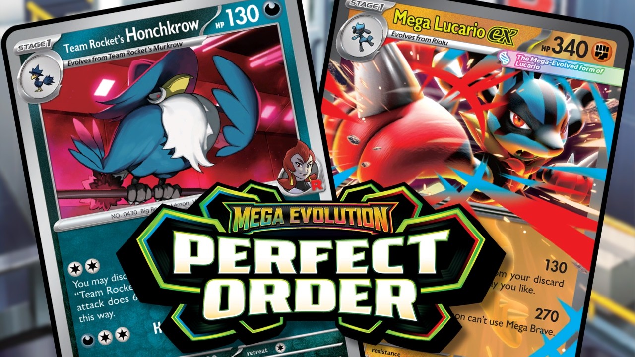 Team Rocket Blasts Off Post-Rotation! Honchkrow vs Mega Lucario Tabletop Testing