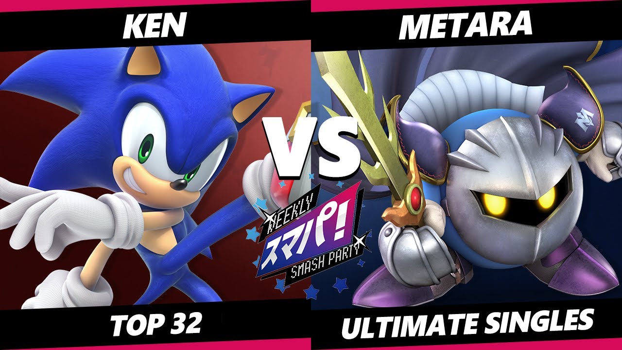 Sumapa 181 - KEN (Sonic) Vs. Metara (Meta Knight) Smash Ultimate - SSBU