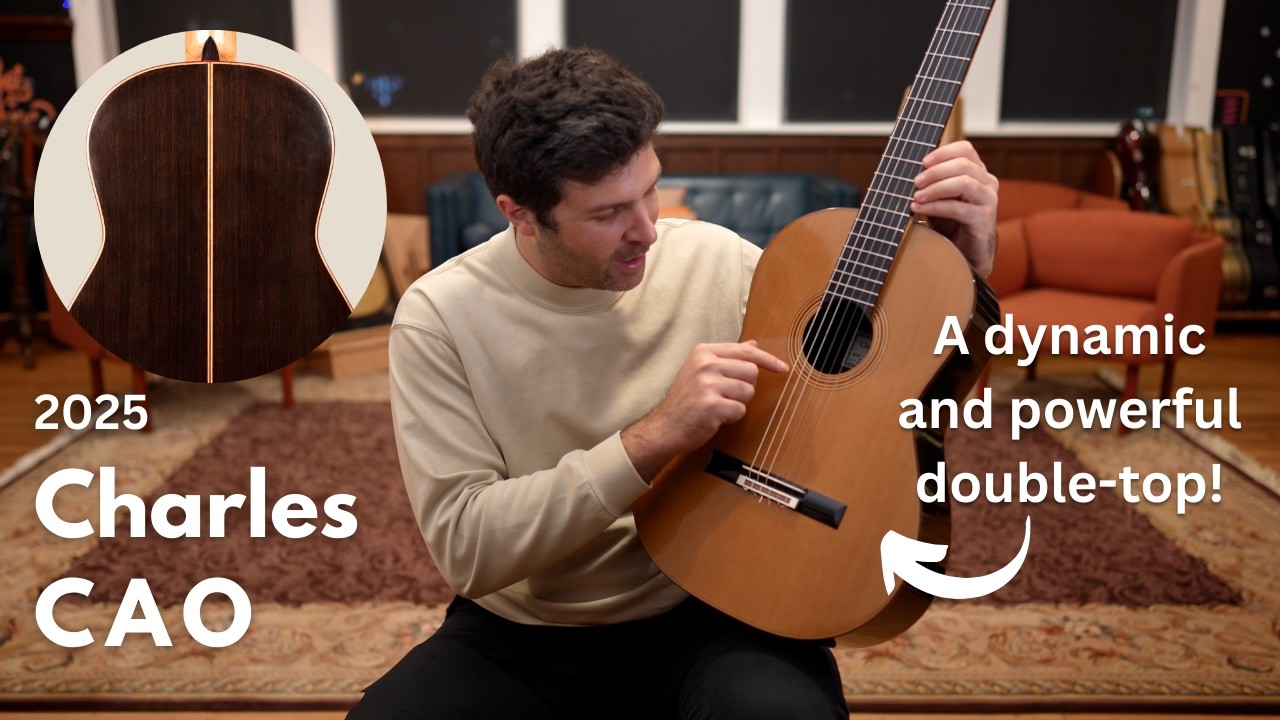 Charles Cao 2025 Cedar Double Top | New Showroom Premiere | GuitarCollection.com