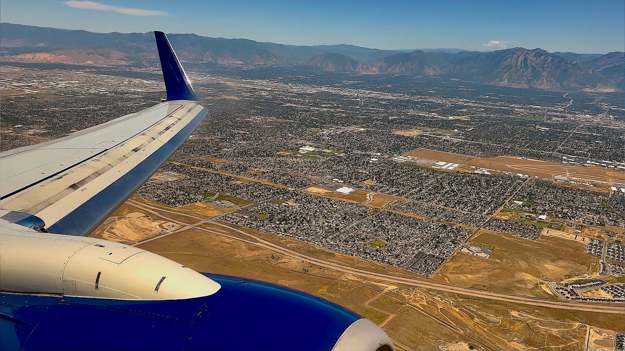 [4K] – Stunning Salt Lake City Landing – Delta – Boeing 737-800 – SLC – N3744F – SCS Ep. 1056
