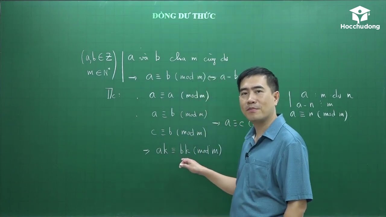 Toán ôn đội tuyển HSG lớp 8 - Đồng dư thức - Thầy Bùi Minh Mẫn
