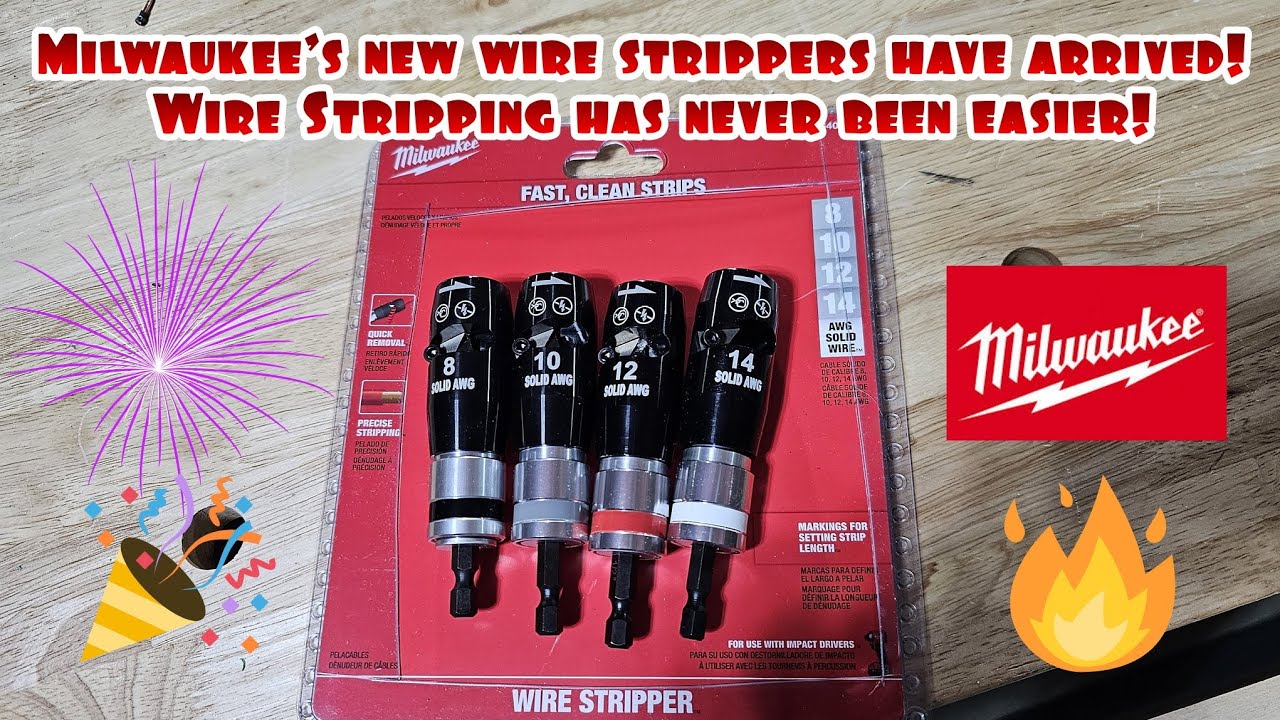 Milwaukee's new wire strippers have arrived! Wire stripping has never been easier! 