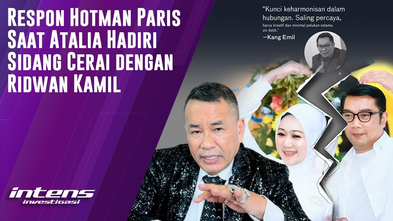 Respon Hotman Paris Saat Atalia Hadiri Sidang Dengan Ridwan Kamil | Intens Investigasi | Eps 6158