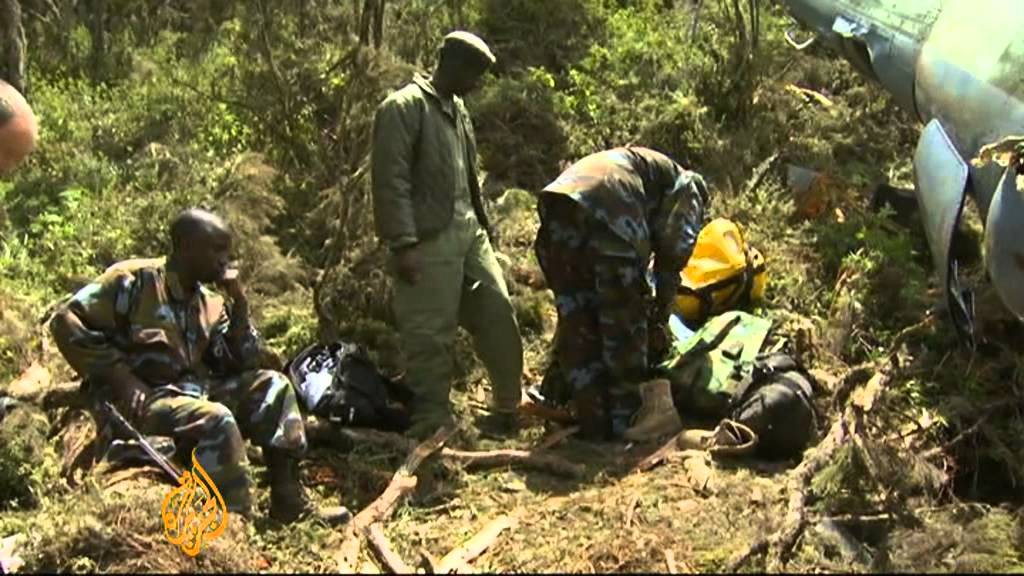 Rescue after Ugandan helicopters crash