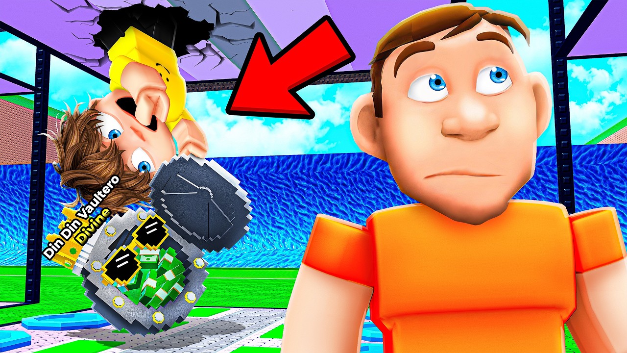 GLITCHING To STEAL My Daddy's Brainrots! (Escape Tsuanmi for Brainrots)