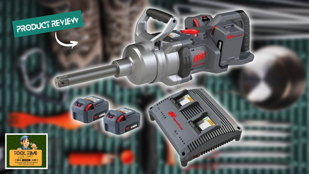 Обзор комплекта аккумуляторного ударного гайковерта Ingersoll Rand W9691 K4E W9000 Series 20 Volt...